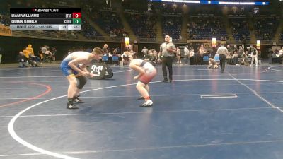 145 lbs Consy 1 - Liam Williams, State College vs Quinn Sibble, Conneaut