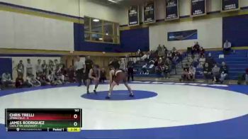 141 lbs Placement (16 Team) - Chris Trelli, Springfield vs James Rodriguez, Castleton University