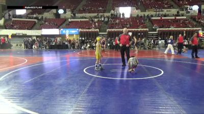 62 lbs 5th Place Match - Brooks Frieboes, Miles City Wrestling Club vs Isaiah Tapia, Kalispell Wrestling Club