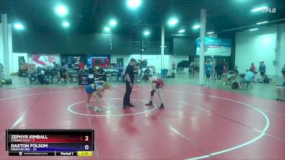 106 lbs Placement Matches (16 Team) - Zephyr Kimball, Connecticut vs Daxton Folsom, Missouri Red