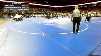 126 Class 2 lbs 1st Place Match - Brady Jones, Odessa vs Christopher Ankenman, Father Tolton Regional Catholic