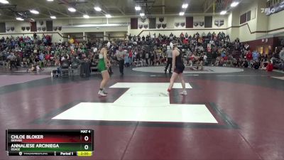 135 lbs Cons. Round 2 - Annaliese Arciniega, Osage vs Chloe Bloker, Denver