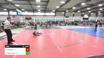 54 lbs 3rd Place - Emilio Vazquez, Mustang WC vs Julian Hernandez, Chagolla Trained WC