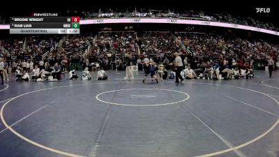 1A 157 lbs Quarterfinal - Ram Lian, North Moore High School vs Brodie Wright, Starmount High School