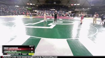 82 lbs Semifinal - Ricky Almaguer, Victory Wrestling-Central WA vs Cooper Miller, Askeo International Mat Club