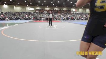 135 lbs Round Of 32 - Hailee Orgill, Deer Park vs Julissa Gonzalez, Shafter Youth Wrestling