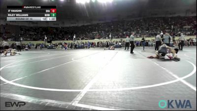 120 lbs Round Of 16 - Jt Vaughn, Skiatook Youth Wrestling vs Riley Williams, Norman Grappling Club