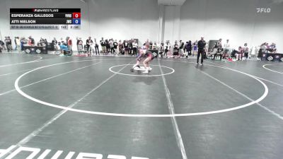 Cons. Round 3 - Esperanza Gallegos, Volcano Vista High School Wrestling vs Atti Nielson, Juab Wrestling Club