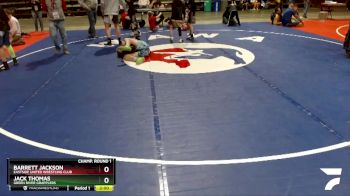 49 lbs Champ. Round 1 - Barrett Jackson, Eastside United Wrestling Club vs Jack Thomas, Green River Grapplers