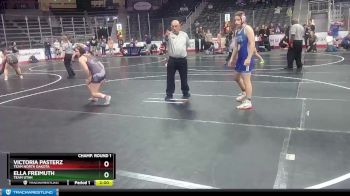 144 lbs Champ. Round 1 - Ella Freimuth, Team Utah vs Victoria Pasterz, Team North Dakota