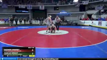 1 lbs Quarterfinal - Marcus Wright, Westminster Christian Academy vs Daymion Winfrey, Alabama School For The Blind