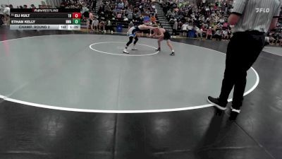 132 lbs Champ. Round 2 - Eli Kult, The Hideout vs Ethan Kelly, Hooligan Wrestling Academy