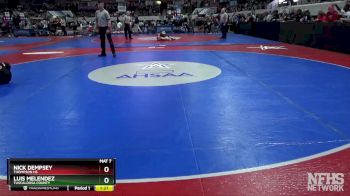 7A 150 lbs Quarterfinal - Luis Melendez, Tuscaloosa County vs Nick Dempsey, Thompson HS