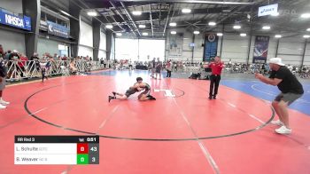 100 lbs Rr Rnd 3 - Landon Schulte, Team Gotcha vs Bentley Weaver, NC National Team