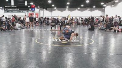 170 lbs Quarterfinal - Ari Jacobson, Mat Demon Girls Blue - GK12E vs Ciyanna Okocha, Wyoming Seminary - GK12E