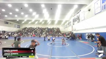 98 lbs Cons. Round 1 - Joshua Roberts, Team SoCal WC vs Aarón Vasquez, Cal-Grapplers