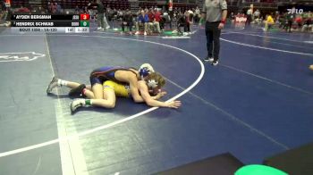 1A-120 lbs Quarterfinal - Ayden Bergman, Jesup vs Hendrix Schwab, Don Bosco
