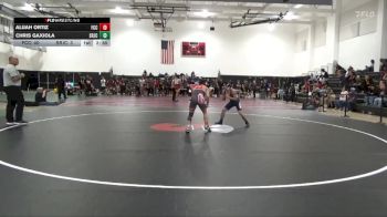 125 lbs Semis & 3rd Wb (16 Team) - Alijah Ortiz, Fresno City College vs Chris Gaxiola, Santa Rosa Junior College