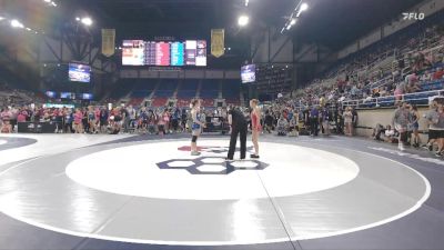 120 lbs Cons. Sub-rd Of 32 - Abigail Gindele, MN vs Elliza Brunner, UT