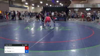 61 kg Cons 16 #1 - Gage Curry, Pennsylvania vs Devan Turner, Beaver Dam Wrestling Regional Training Center