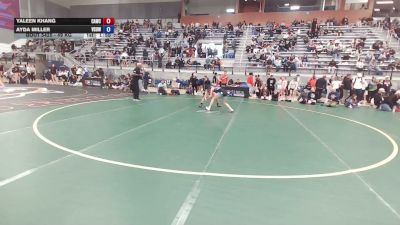 49 kg Cons. Rd Of 32 - Yaleen Khang, Combat Athletics Wrestling Club vs Ayda Miller, Victory School Of Wrestling