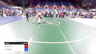 132 lbs Cons 32 #1 - Declan Strait, CO vs Ryker Graff, IA