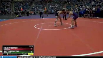 5A - 160 lbs Cons. Round 1 - Britton Forsythe, Maize-South vs Noah Anderton, Spring Hill