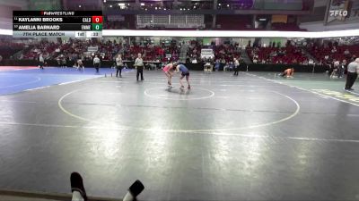 152 lbs 7th Place Match - Amelia Barnard, Emmett vs Kaylanni Brooks, Caldwell