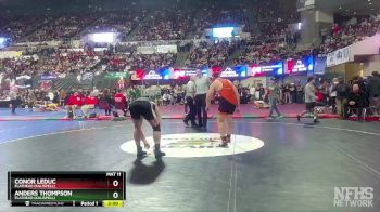 AA - 205 lbs Semifinal - Anders Thompson, Flathead (Kalispell) vs Conor Leduc, Flathead (Kalispell)