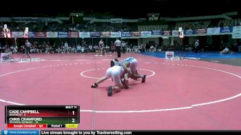 150 lbs Placement Matches (8 Team) - Chris Crawford, Wyoming Seminary vs Cade Campbell, Nazareth