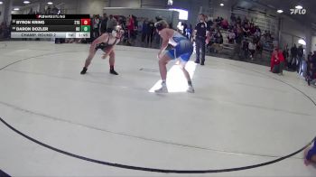 163 lbs Champ. Round 2 - Byron Kring, 2TG vs Daron Dozler, Boone Central