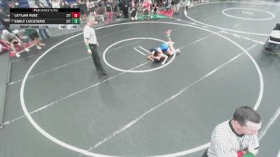110 lbs Cons. Semi - Emily Lucatero, Poway vs Leylah Ruiz, Trabuco Hills