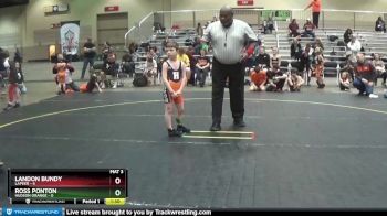 54 lbs Round 2 (4 Team) - Ross Ponton, Hudson Orange vs Landon Bundy, Lapeer