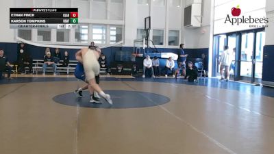 197 lbs Quarterfinal - Ethan Finch, Clarion vs Karson Tompkins, Air Force