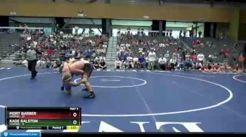 220 lbs Quarterfinals (8 Team) - Mort Barber, Harrah vs Kade Ralston, Cushing