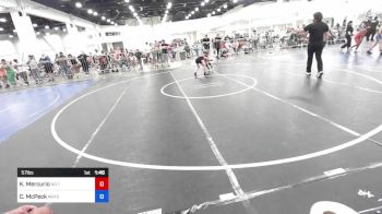 57 lbs Semifinal - Kaine Mercurio, No Team vs Cadan McPeck, Matsu Matmen