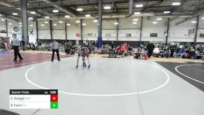 65 lbs Quarterfinal - Charlie Knigge, Northwest Elite vs Brysen Conn, Illinois Valley YW