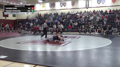 113 lbs Semifinal - Jayden Cline, North Fayette Valley vs Madox Strother, Hampton-Dumont-CAL
