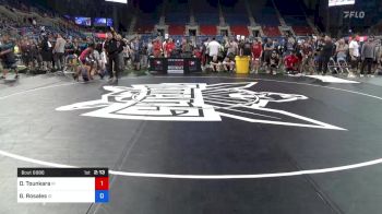 100 lbs Cons 8 #2 - Oumar Tounkara, Rhode Island vs Gabriel Rosales, Idaho