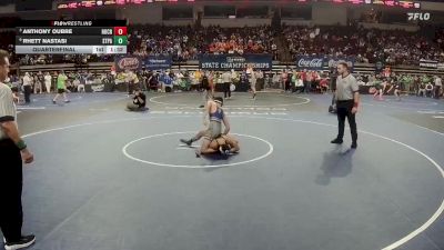 D 1 126 lbs Quarterfinal - Anthony Oubre, Holy Cross vs Rhett Nastasi, St. Paul`s