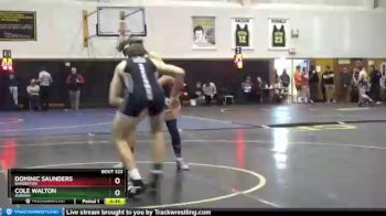 144 lbs 7th Place Match - Cole Walton, Aurora vs Dominic Saunders, Barberton