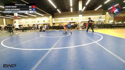 120 lbs Rr Rnd 5 - Austin Wood, Apex Grappling Academy vs Emilia Gutierrez, Spring Klein Wrestling Club