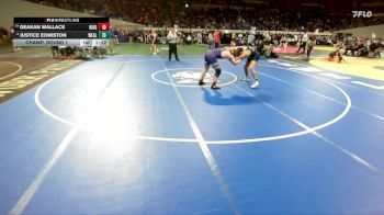 5A Boys 175 lbs Champ. Round 1 - Deakan Wallace, Ridgeview Boys vs Justice Edmiston, West Albany Boys