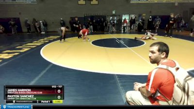 117 lbs 3rd Place Match - Paxton Sanchez, Cement City Wrestling Club vs James Harmon, Wrestling Rhinos Wrestling Club