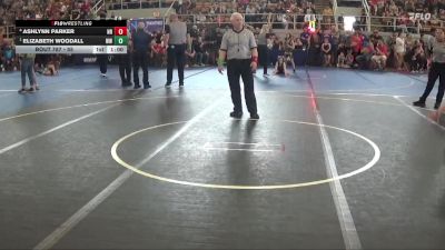 55 lbs Cons. Round 3 - Ashlynn Parker, New Richmond vs Elizabeth Woodall, Woodall Warriors