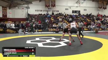 150 lbs Cons. Round 2 - Brock Evans, Waynesburg Central vs Connor Holm, Elyria HS