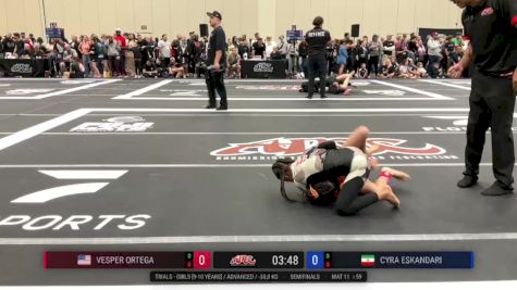Vesper Ortega vs Cyra Eskandari 2025 ADCC Orlando Open/Youth Trials
