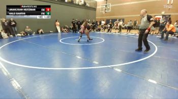 101 lbs Round 4 - Anahlyahh Heitzman, Cougar Wrestling Club vs Halo Santos, Idaho Falls Wrestling Club