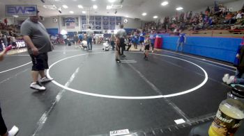 46 lbs Rr Rnd 9 - Greyson Sumrall, Harrah Little League Wrestling vs Xzander Taylor, South Central Punisher Wrestling Club