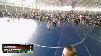 52 lbs 5th Place Match - Kenton Schwettman, Badlands Elite vs Cal Downing, Wyoming Underground